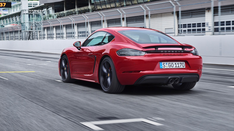 Illustration for article titled The 365 HP Porsche 718 GTS Has More Power, More Alcantara, Still The Same Number Of Cylinders